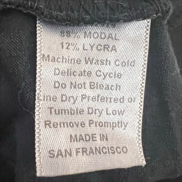 San Francisco City Lights Raw V-Neck Tee T-Shirt in Black Size Large NEW - Picture 7 of 7